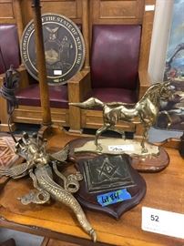 TO BE AUCTIONED 7.15.2017 Gp Lot Brass Objetcs