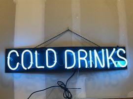 TO BE AUCTIONED 7.15.2017 Neon Sign