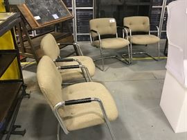 TO BE AUCTIONED 7.15.2017 Set 4 Chrome Chairs