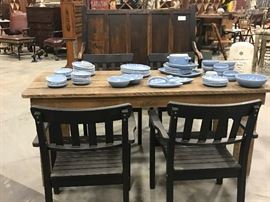 TO BE AUCTIONED 7.15.2017 WInfield China, Set 4 Chairs, Tables