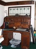 1890's roll top desk from Indianapolis Cabinet Co.