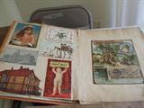 vintage/antique scrap book
