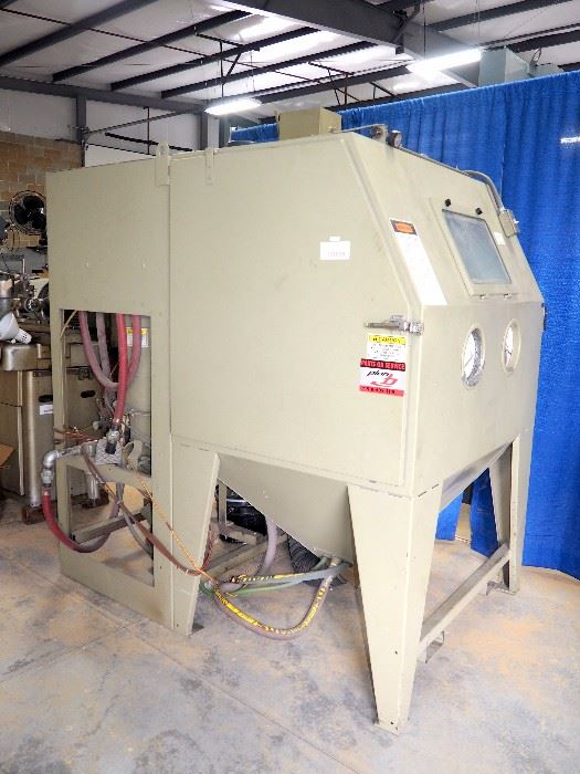 Limco Model #Pulsar VI-P, Pressure Blast Cabinet With Reclaimer Unit, Self Cleaning, New Hoses, Several New Valves, New Filter