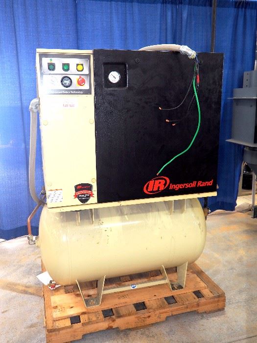 Ingersol Rand Rotary Screw Compressor Model #UP6-15C-125, 15HP