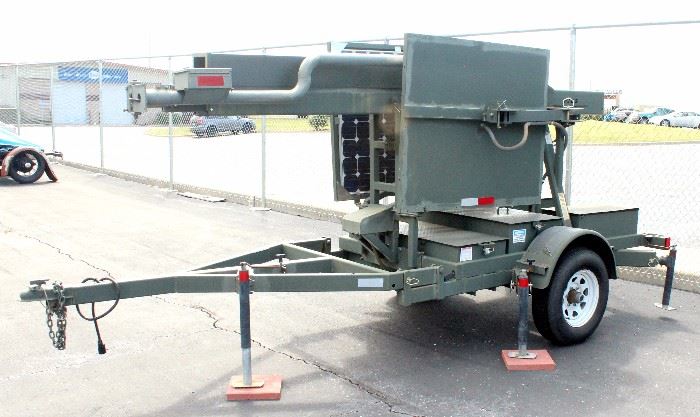 Heavy Duty DOT And Homeland Security Video Surveillance And Communication Trailer
