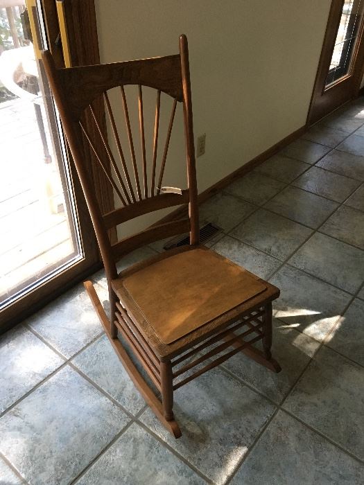 Antique rocking chair.