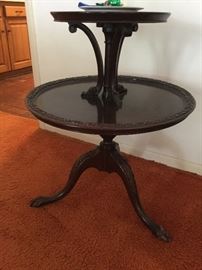 Two Tier Table, Vintage