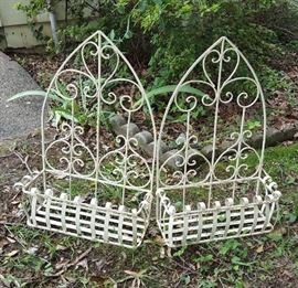 Wrought iron  Wall/window planter box 