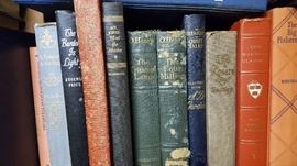 Hundreds of old vintage and several antique books