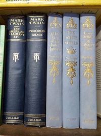  Vintage book Sets - Mark Twain by Collier, 1 of several sets