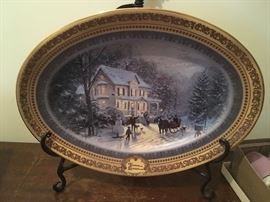 Thomas Kincaid serving platter