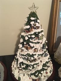 One of several Christmas trees. You will find papier-mâché porcelain glass and resin