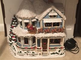  Department 56 village houses,  some with lights