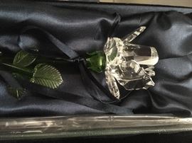 Swarovski-style crystal rose
(There are boxes of these in many colors)