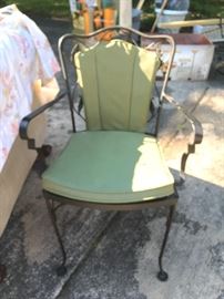 Metal outdoor/  sunroom  patio chair