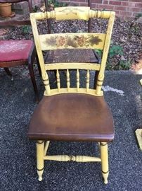  Painted Hitchcock Side chair