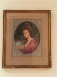 Original color litho signed