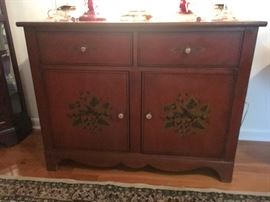 Painted cottage console / server