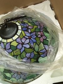 Another well I can tell Tiffany lamp shade never used in original box