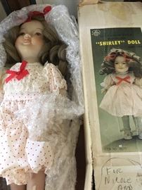 Vintage Shirley Temple doll in original box