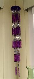 Crystal wind chimes