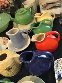 Hall pottery pitchers