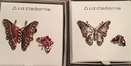 Liz Clairborne butterfly pendant