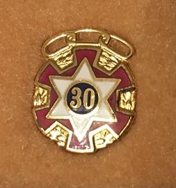 30 year pin