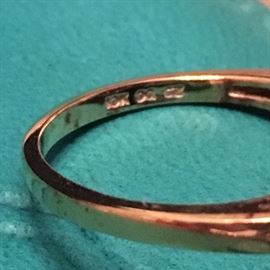 10 K and CZ Earrings