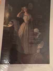 "The Girl of 1863 Litho print