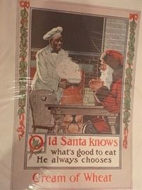 Old Santa knows what's good to eat                                   He always chooses Cream of Wheat ...