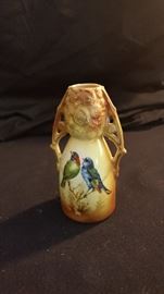 Austrian Porcelain Hand Painted Birds