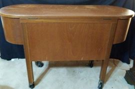 Mid Century Modern Pop Open Portable Bar