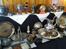 Assorted Sterling and Silver Plated items