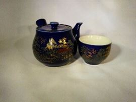 Japanese Tea Pot with cups