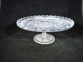 Crystal Cake Plate