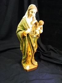 Religious Statue Mary with Christ Child