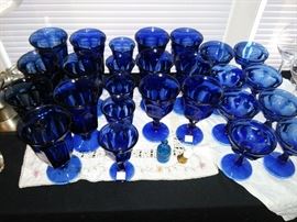 Cobalt Blue Stemware