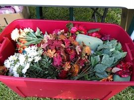 Assorted Silk Plants