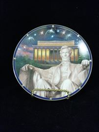 Rudi Reichardt Lincoln Memorial Collector plate