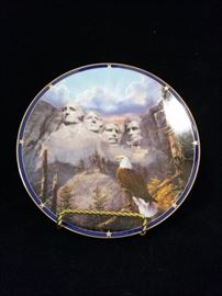 Rudi Reichardt Mt. Rushmore Collector plate