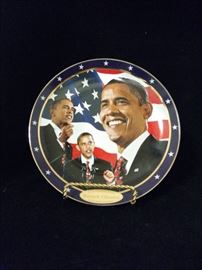 President Obama Commemorative Plate 44th President by Bradford Exchange