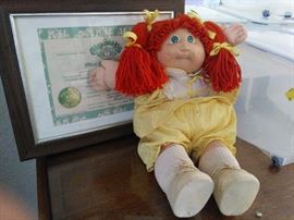 Cabbage Patch Doll with Birth Certificate