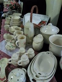 Pfaltzgraff Dinnerware Assorted, Canisters, Serving Bowls, Potpourri Pot, Salt & Pepper Shakers, Large Mugs, Coffee Pot