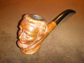 Hand Carved Algerian Briar pipe