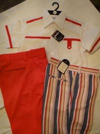 Men's outfits, pants, many new
