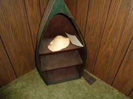 Standing boat shelf unit