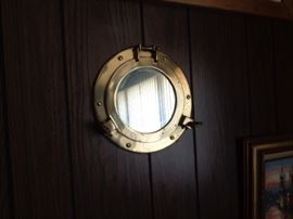 Brass/mirror port hole