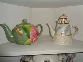 Lenox seaside lighthouse tea pot & other tea pots