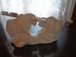 Wedgewood bull and bear figurine